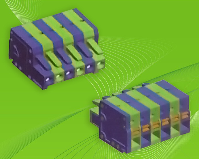 Screwless Pluggable Terminal Block for Wire to Board Connection