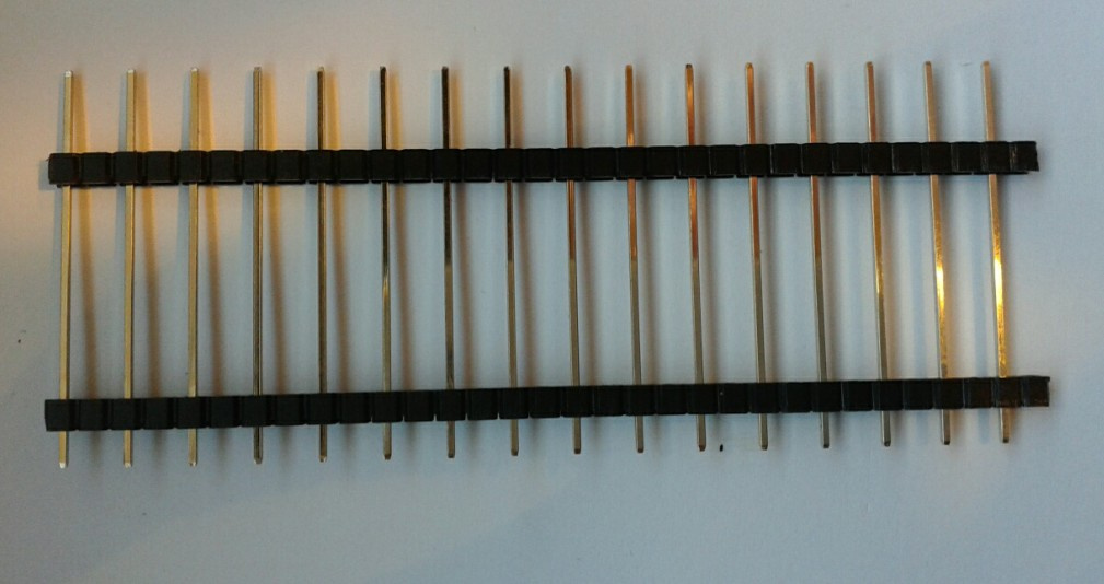 5.08mm Single Row Double Plastic Straight Type Pin Header