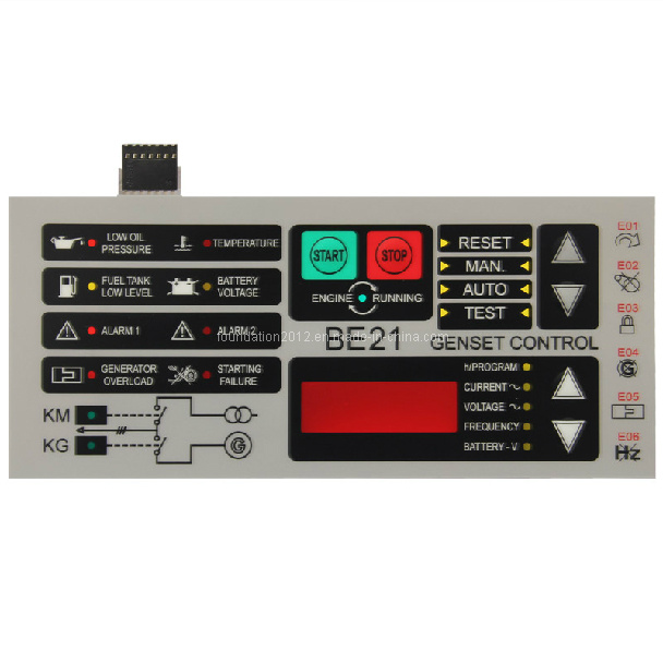 Electronic Panel Control Overlay Keyboard Membrane Switch