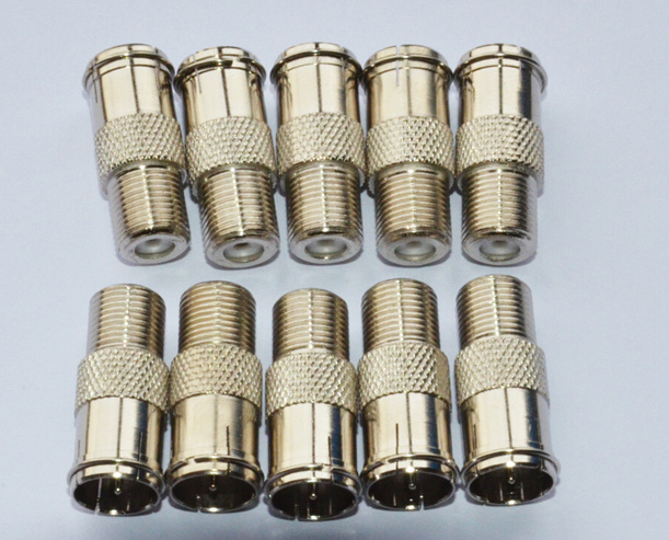 Quick F Plug to F Female Adapter