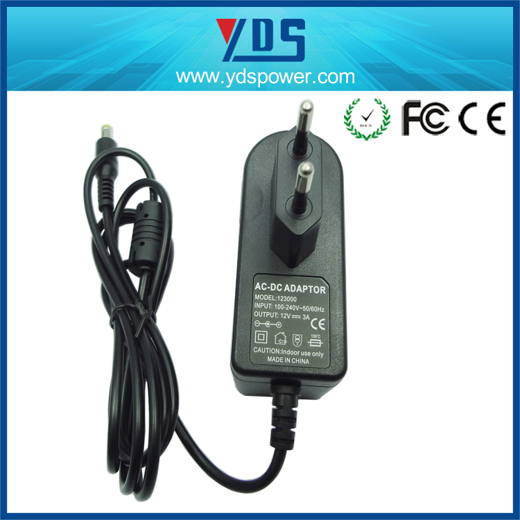 12V 3A EU Wall Plug Adapter for LED Light