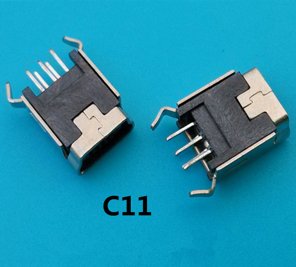 Mini 5 Pin SMD Female USB Connector