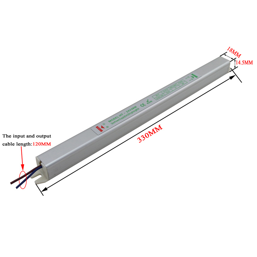 24V 48W Ultra Thin LED Power Supply for Light Box