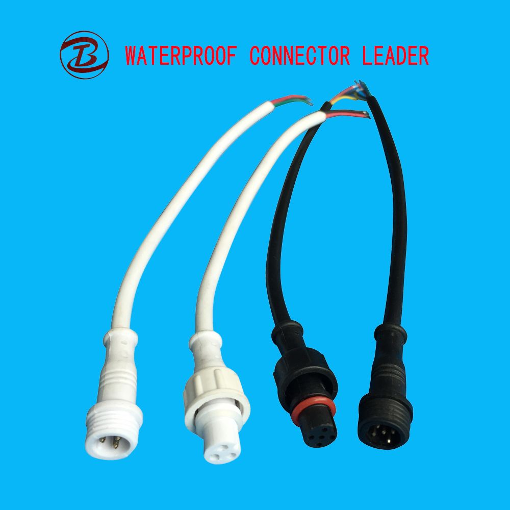 2pin 3pin 4 Pin Low Voltage IP68 Waterproof Mini Cable Connectors
