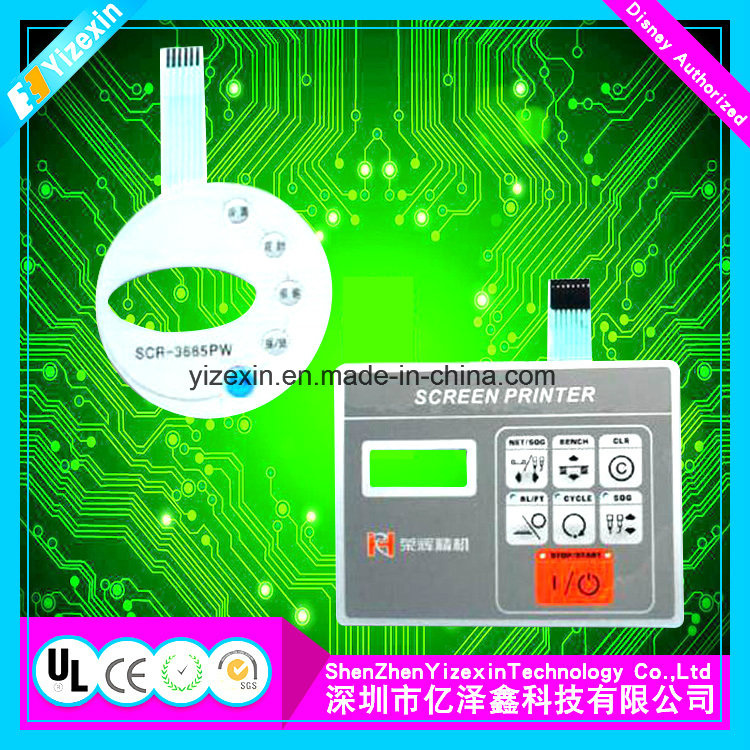 Flexible Circuit Control Panel Keypads Electronic Membrane Switch