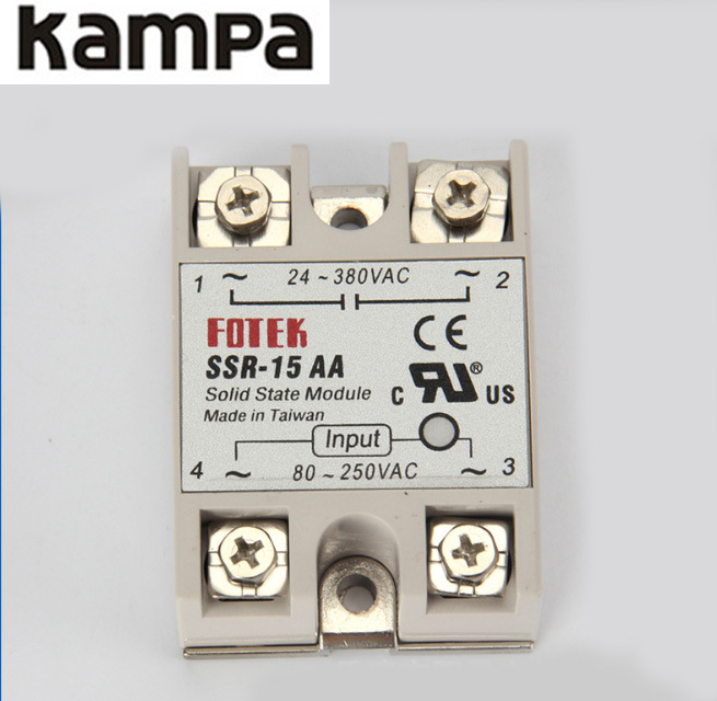 Foteck SSR 15AA an Electric 220VAC Solid State Relay SSR