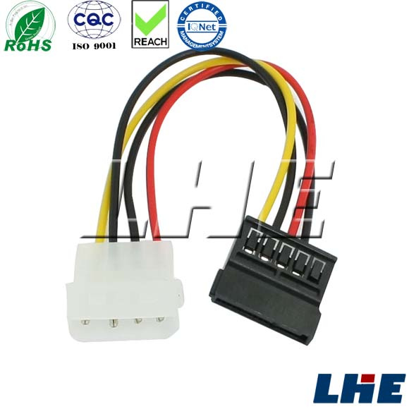 1.27mm Pitch 4 Pin Wire to Board SATA Connector