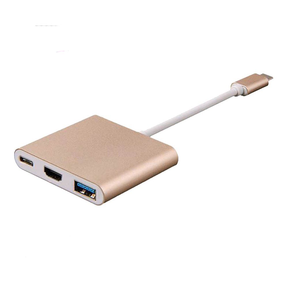 USB 3.1 Type C to HDMI 4K, USB 3.0, USB C Charging Port Hub Adapter Converter