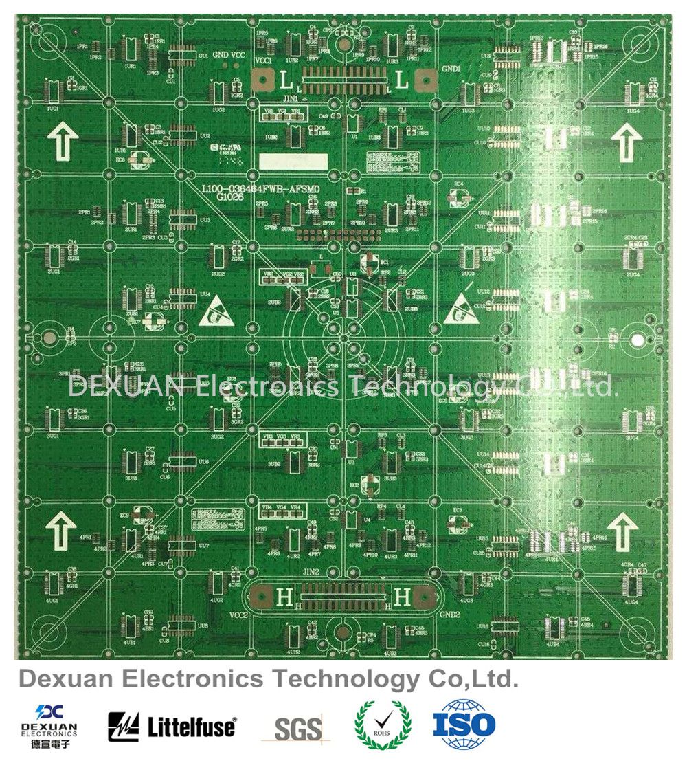 Single-Sided Printed Circuit Board PCB for Electronics/Computers/Smatr TV