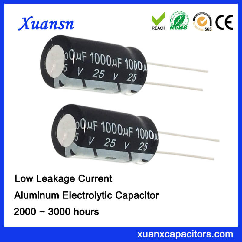 1000UF Electrolytic Capacitor Low Leakage Current 3000hours