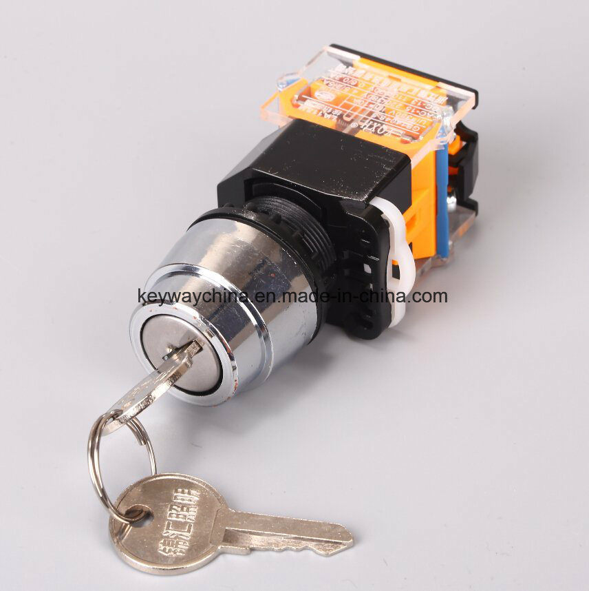 Keyway IP40 Key Type Pushbutton Switch (LA118M series)