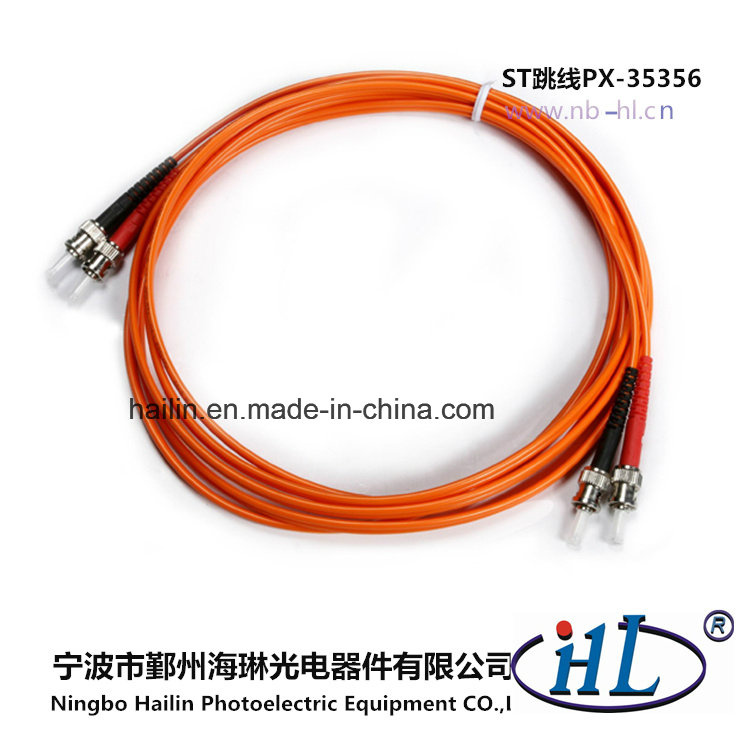 Duplex St/mm/Om2 Fiber Optic Patch Cord Good Interoperability