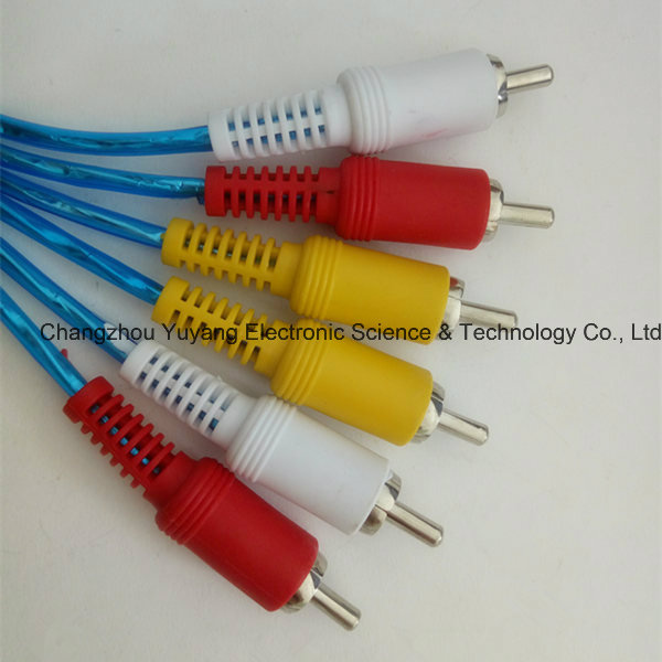 High Speed 3r to 3r Audio/Video AV RCA Cable