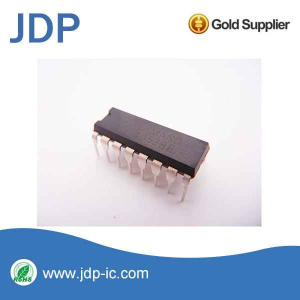 Hot Selling IC Circuit Switch 240 Ohm 16-Pdip CD4053be