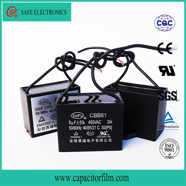 Cbb61 AC Motor Start Fan Capacitor