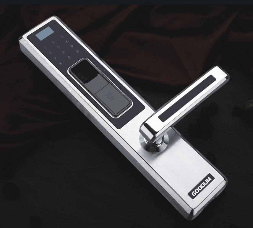 Voice Guidence Pin Code, Fingerprint Office Electronic Door Lock