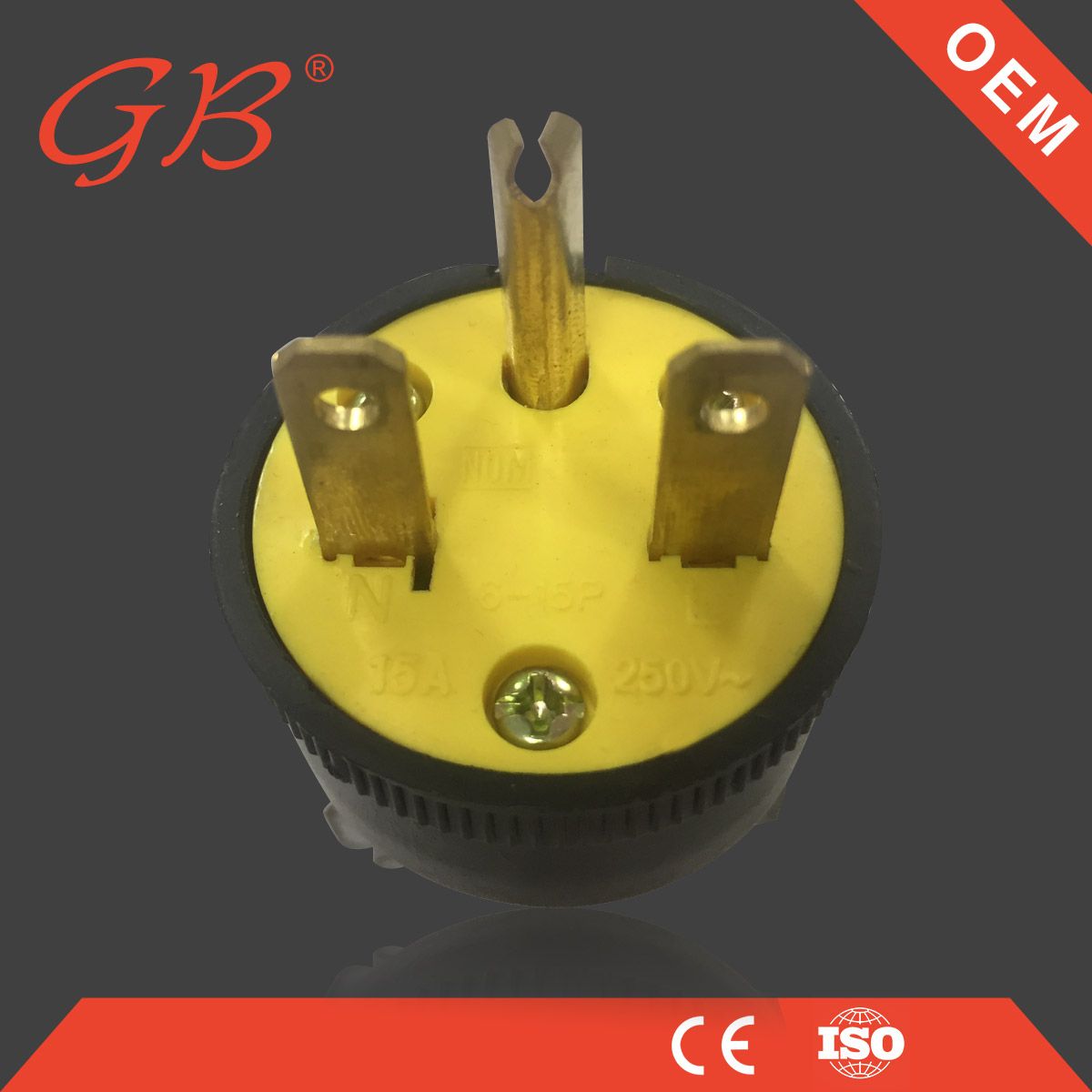 South American ABS Copper Material Plug