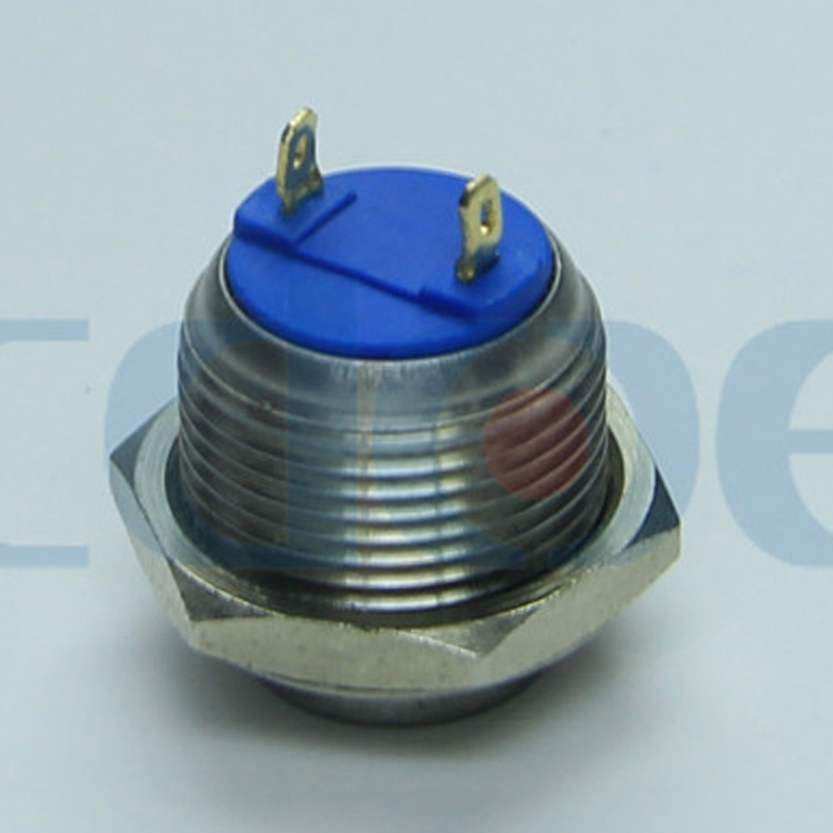 16mm High Round Metal Push Button Switch