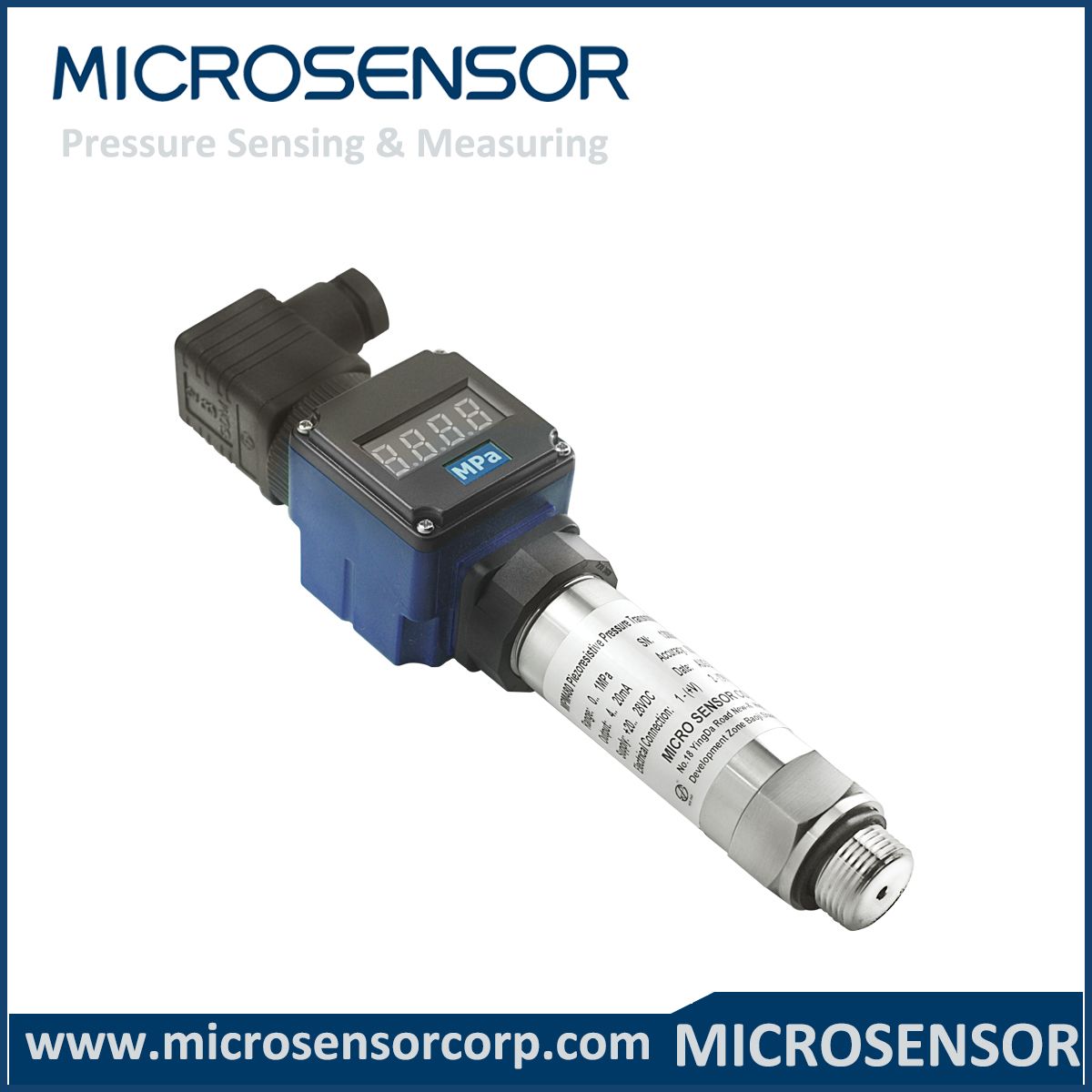 UL Certificated Stainless Steel Pressure Transducer MPM480
