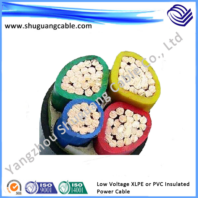 Low Voltage XLPE Insulation PVC Sheath Electrical Power Cable