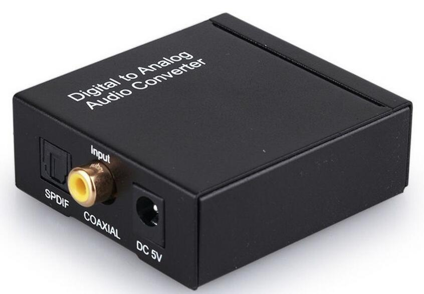 Digital Optical Coaxial RCA Toslink Signal to Analog Audio