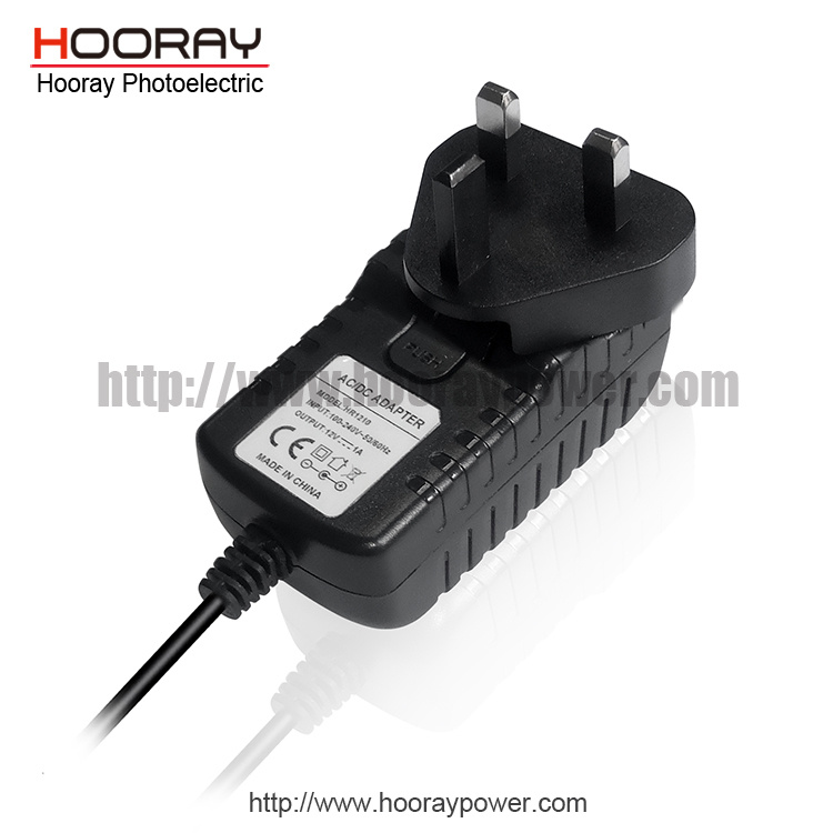 12V 1A AC/DC Switching Power Adapter Au Plug Us EU UK Plug Changeover Plug Power Supply Adapter 12W Series 100-240V AC