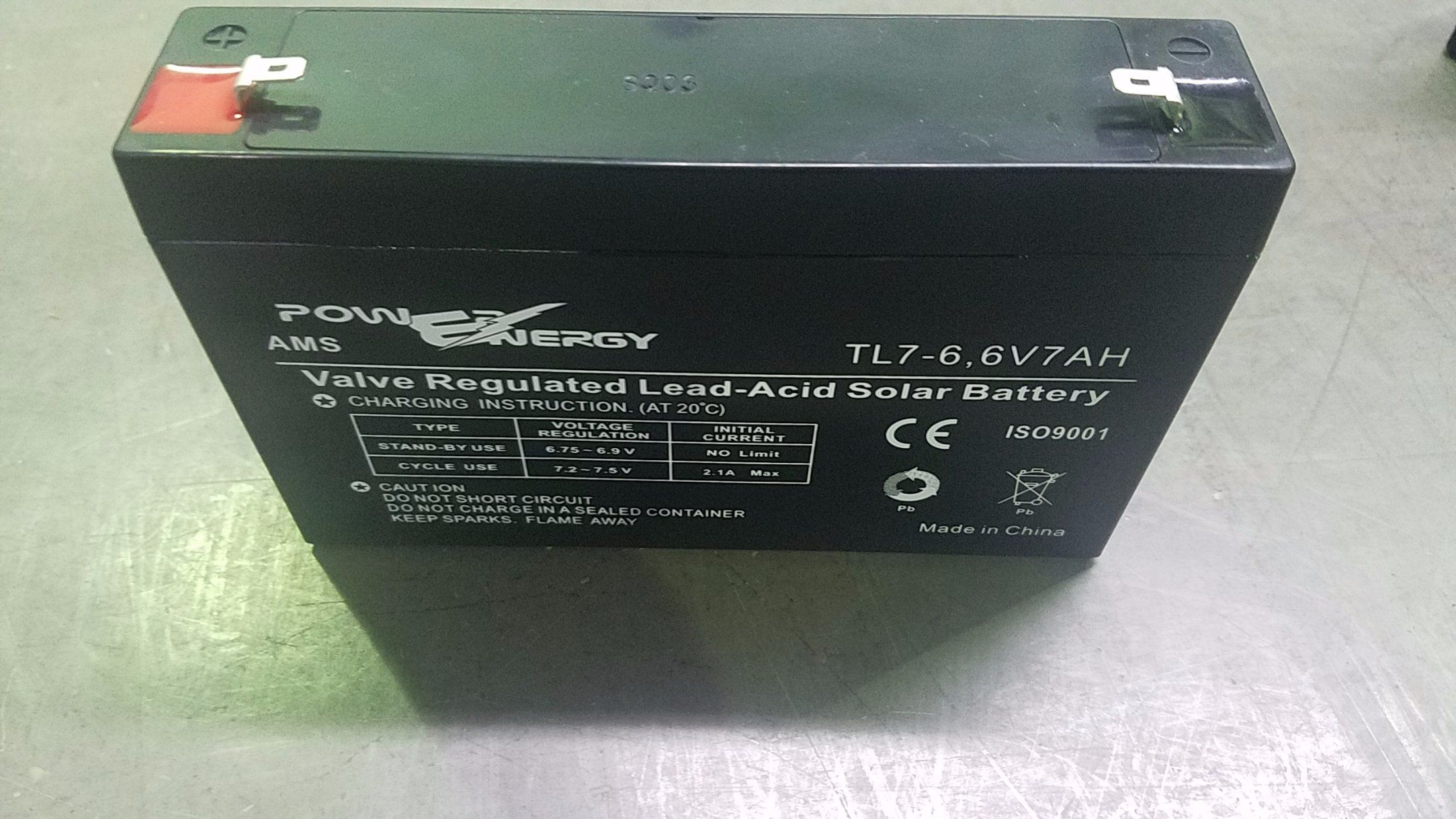 6V 7ah Sealed Lead Acid Maintenance Free Solar Battery
