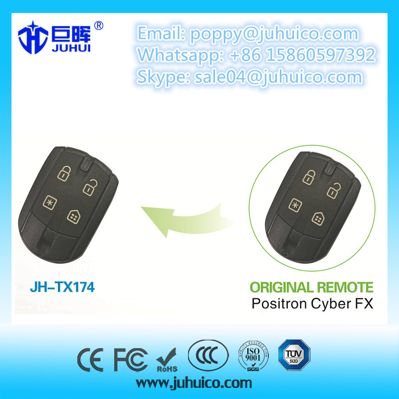 Compatible Positron Cyber Fx Rolling Code Remote Control