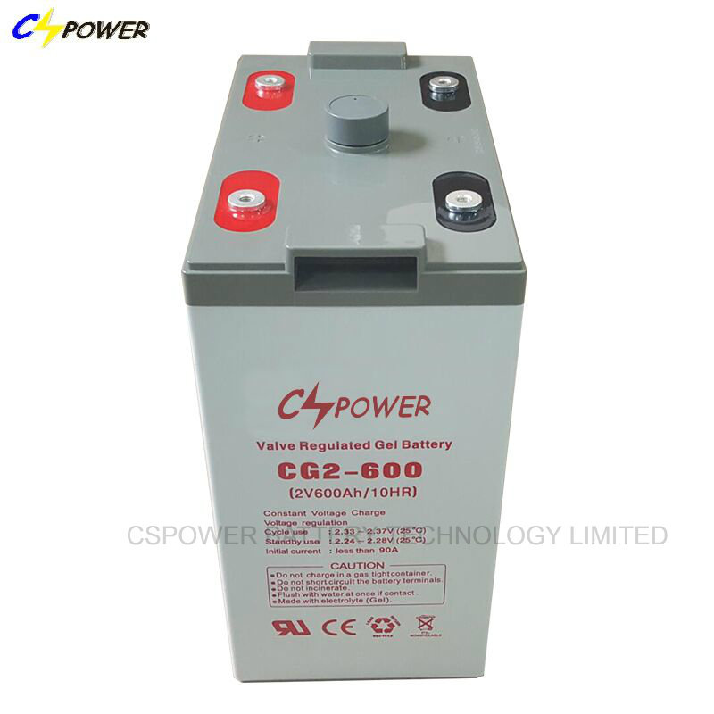 Maintenance Free Deep Cycle Solar Battery 2V 600ah