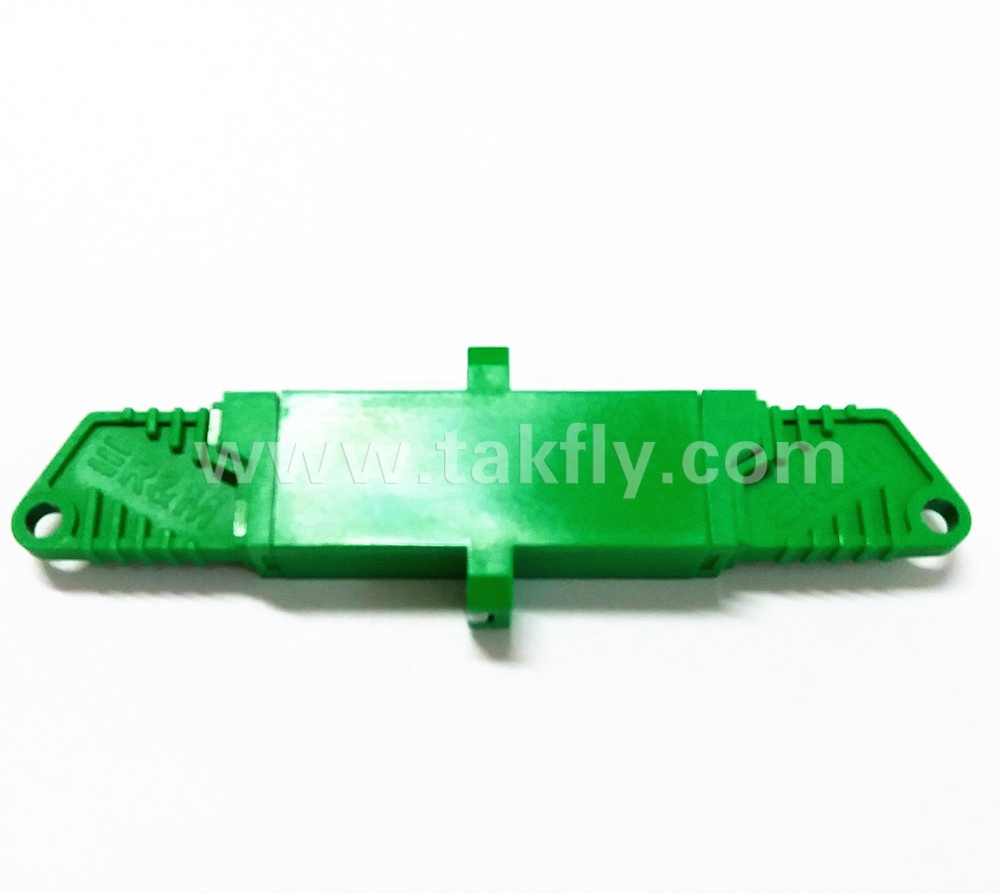 Green Color APC E2k E2000 Fiber Optic Adapter