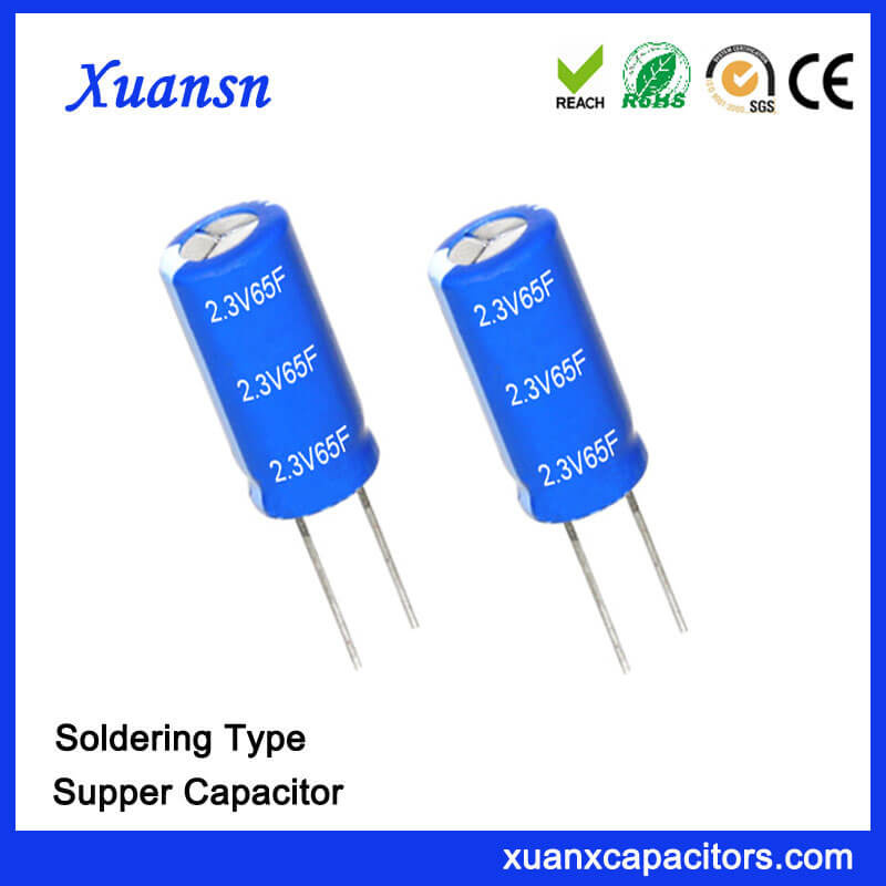 Hot Offer 2.3V 65 Farad Super Capacitor
