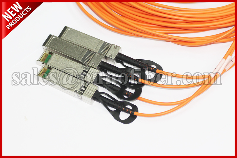 3.0mm Fiber Active Optical Breakout OM4 Cable LSZH Jacket