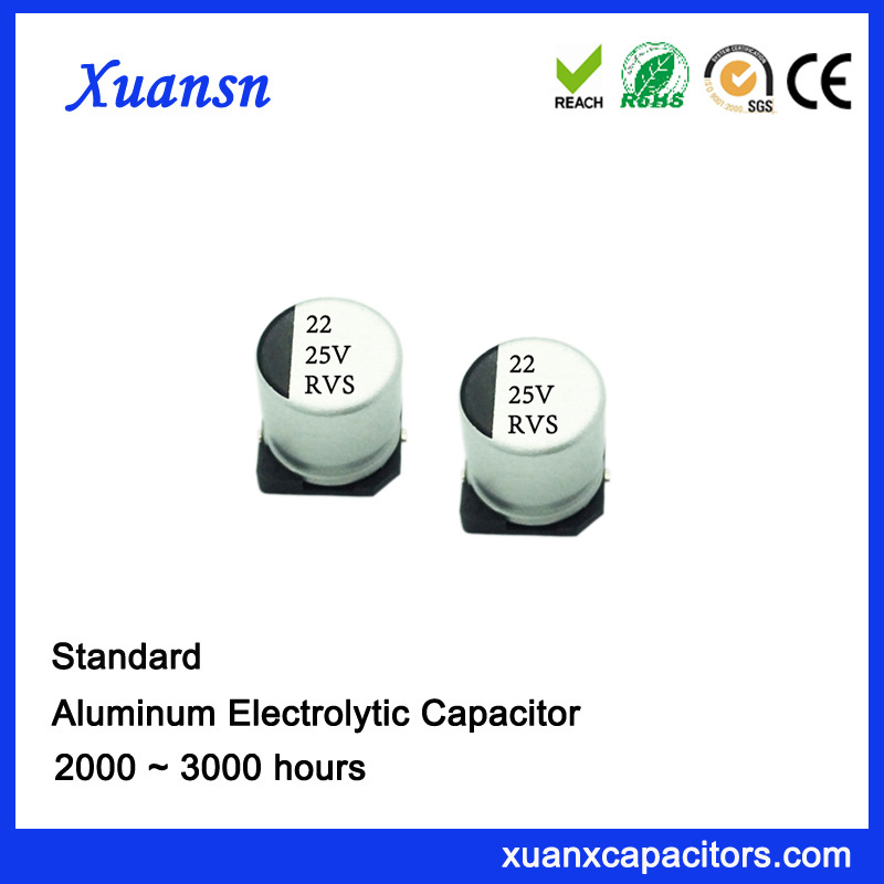 Good Quality 22UF 25V General SMD Electrolytic Capacitor