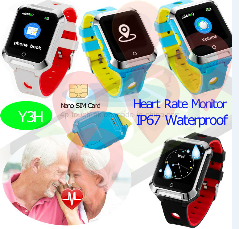New Arrival Adults GPS Tracker Watch with Multi-Functions Y3h