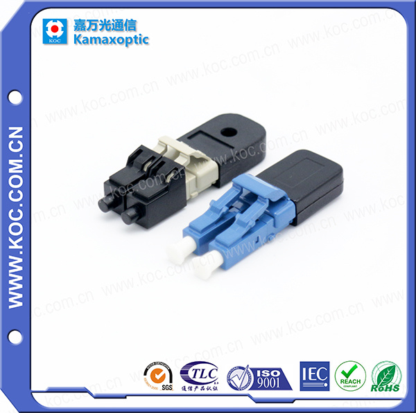 LC Singlemode Multimode Fiber Optic Loopback with Black Box