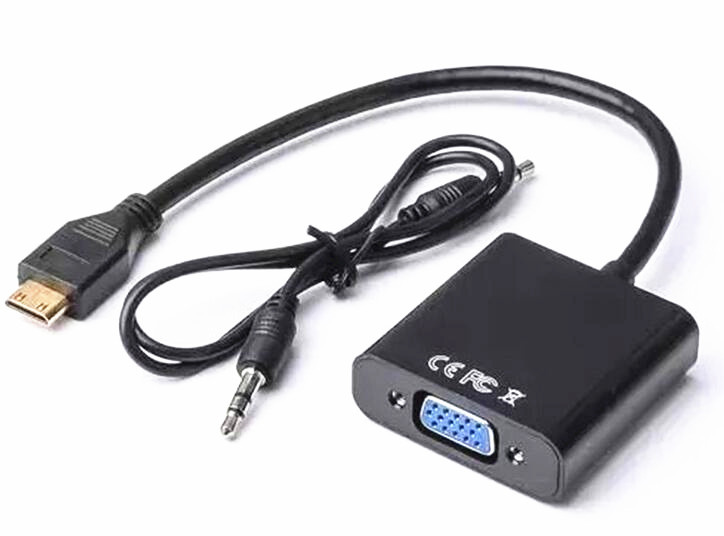 Mini HDMI with VGA+Audio Output