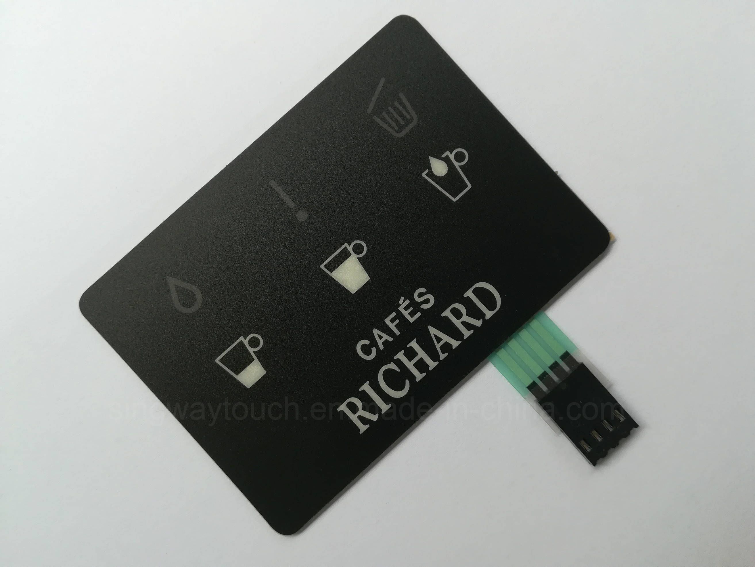 Flat Touch Mylar Dome Membrane Switch with Backlight