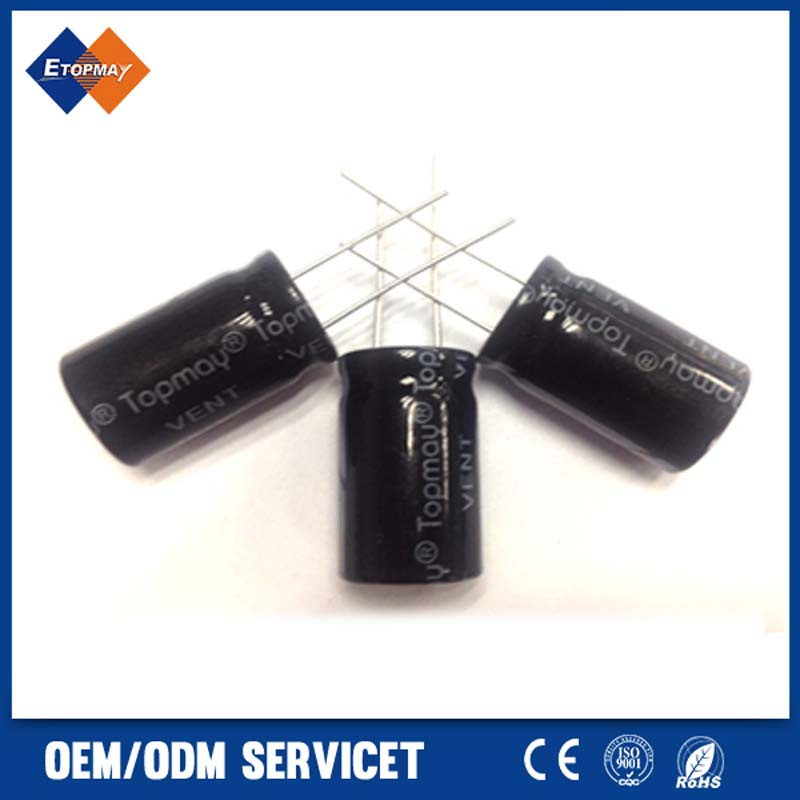 220UF 25V Radial Aluminum Electrolytic Capacitor