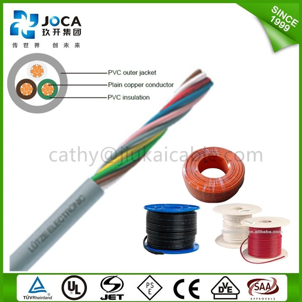 Flexible Liyy 0.34mm Tinned Copper PVC Insulation Data Communication Cable