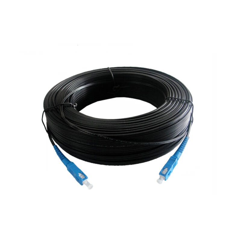 FTTH 1 Core Drop Fiber Drop Cable with Sc/APC