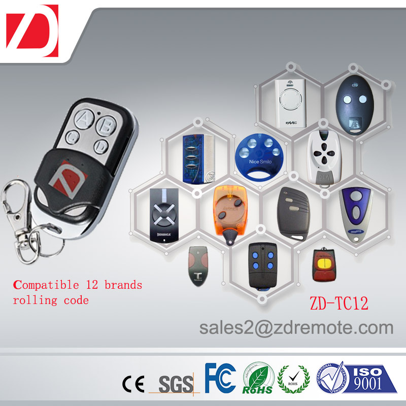 12 Famous Brand Replacement Remote Control for Faac