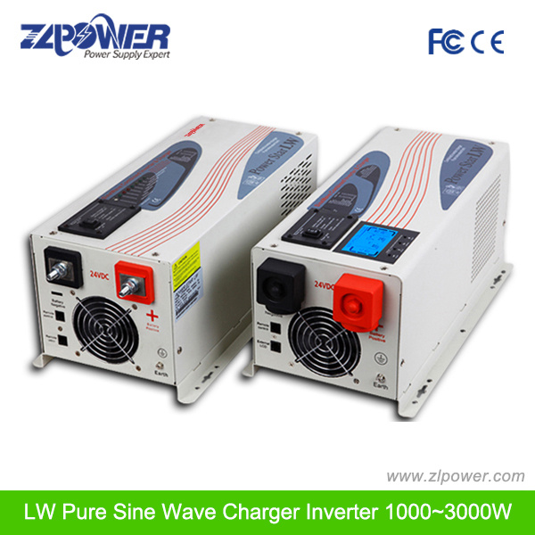 W7 bypass Large LCD display Pure Sine Wave Inverter 1000W-6000W, 12/24/48VDC, 110/220/230/240VAC