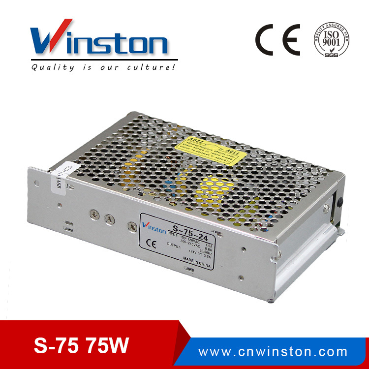 S -75W Contant Voltage Switch Mode Power Supply with Ce
