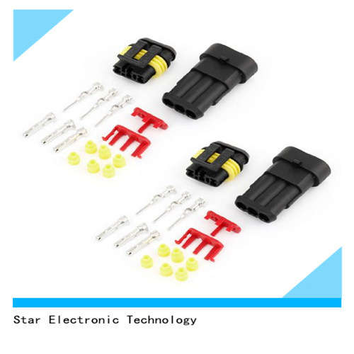 China Factory 3 Pin Waterproof Connector 3 Way Connector