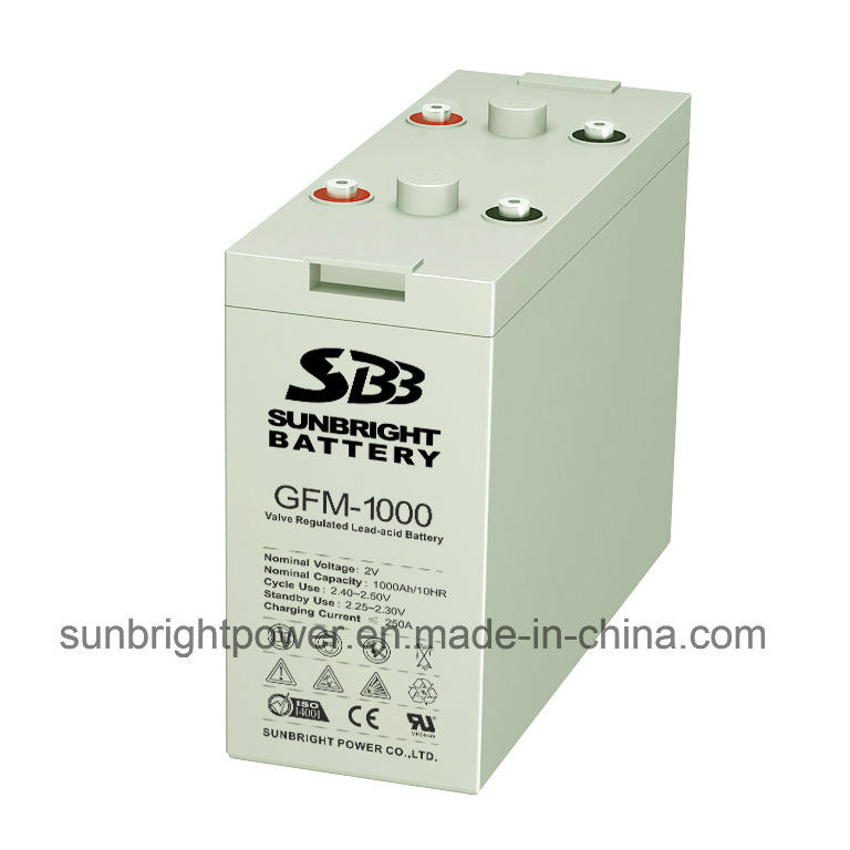 2V1000ah High Quality Maintenance Free Deep Cycle VRLA Battery