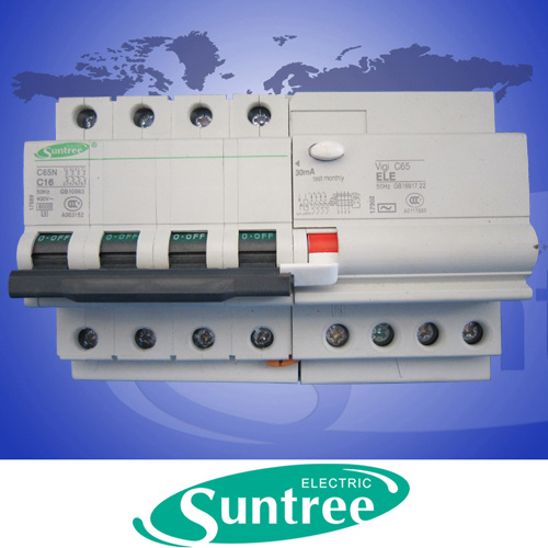 Earth Leakage Circuit Breaker Elcb (C65LE) 4 Pole