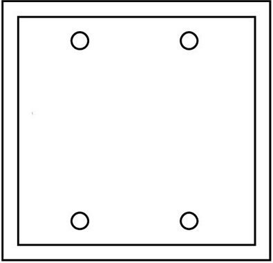 UL Listed, 2-Gang No Device Blank Wallplate