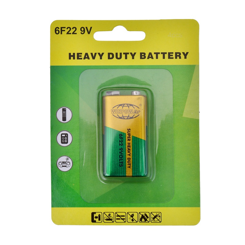 9V Supper Heavy Duty 6f22 Transistor Battery