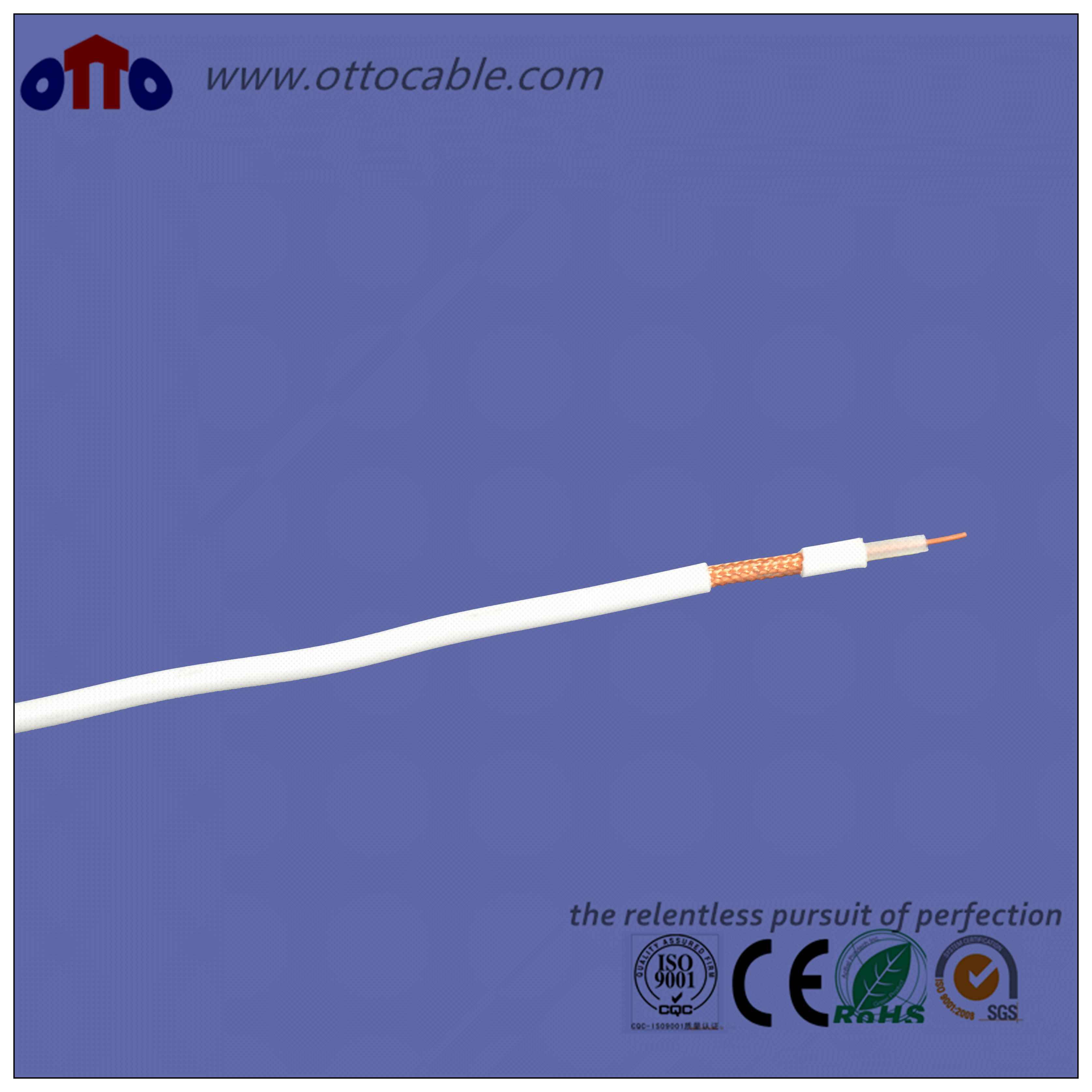Quality 50ohms RF Coaxial Cable Rg174s