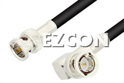 BNC Male to BNC Male Right Angle Cable